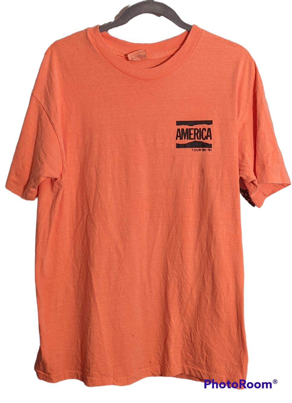 VTG America Band Tour 1990-1991 Tee T-Shirt Classic Rock XL 46-48